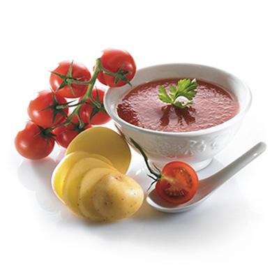 Diese leichte und duftende Suppe ist ideal, um die Mahlzeit zu beginnen.