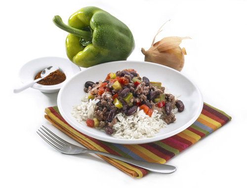 Chili con Carne und Reis
