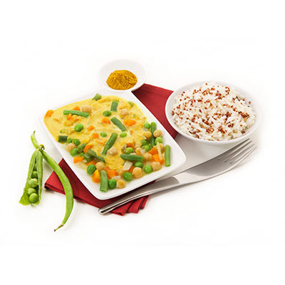 Kichererbsen-Curry mit Kokoscreme