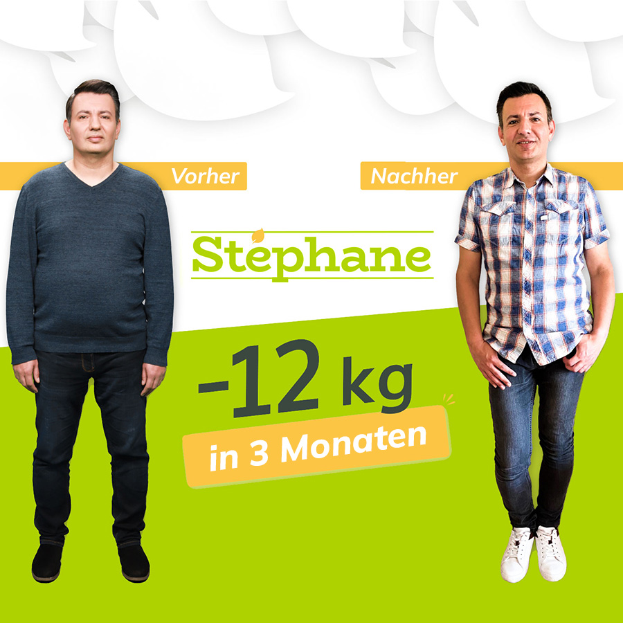 Stefano a perdu 12 en 3 mois avec la méthode de perte de poids Hello Diet
